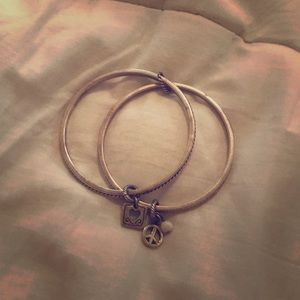 Brighton silver bangles